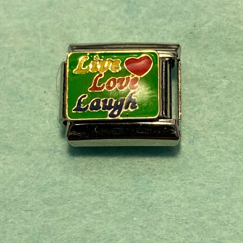 Vintage Live Love Laugh Link for Bracelet